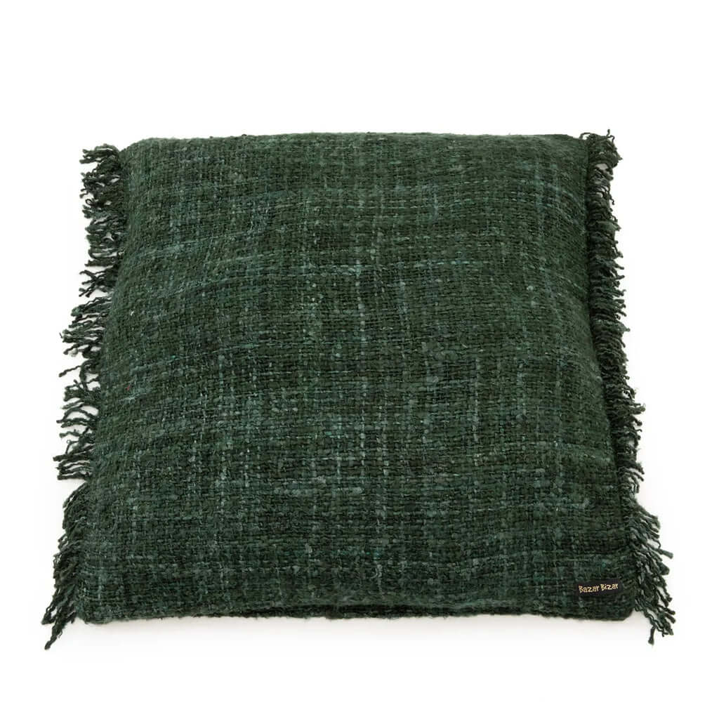 Koristetyynynpäällinen Oh My Gee, tummanvihreä 60x60 Bazar Bizar