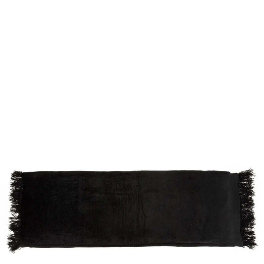Koristetyynynpäällinen Oh My Gee, musta/sametti 35x100 Bazar Bizar