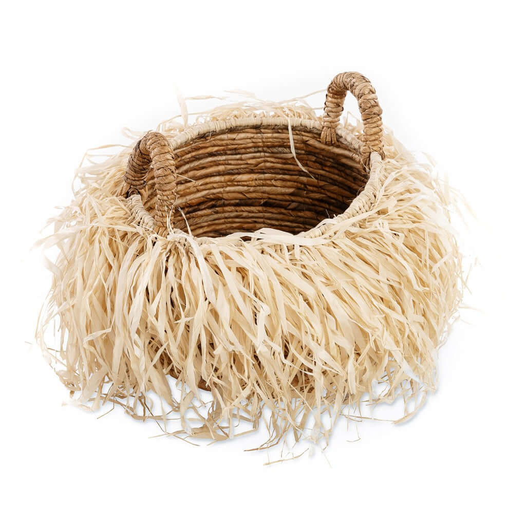 Sisustuskori De Raffia banana M Bazar Bizar