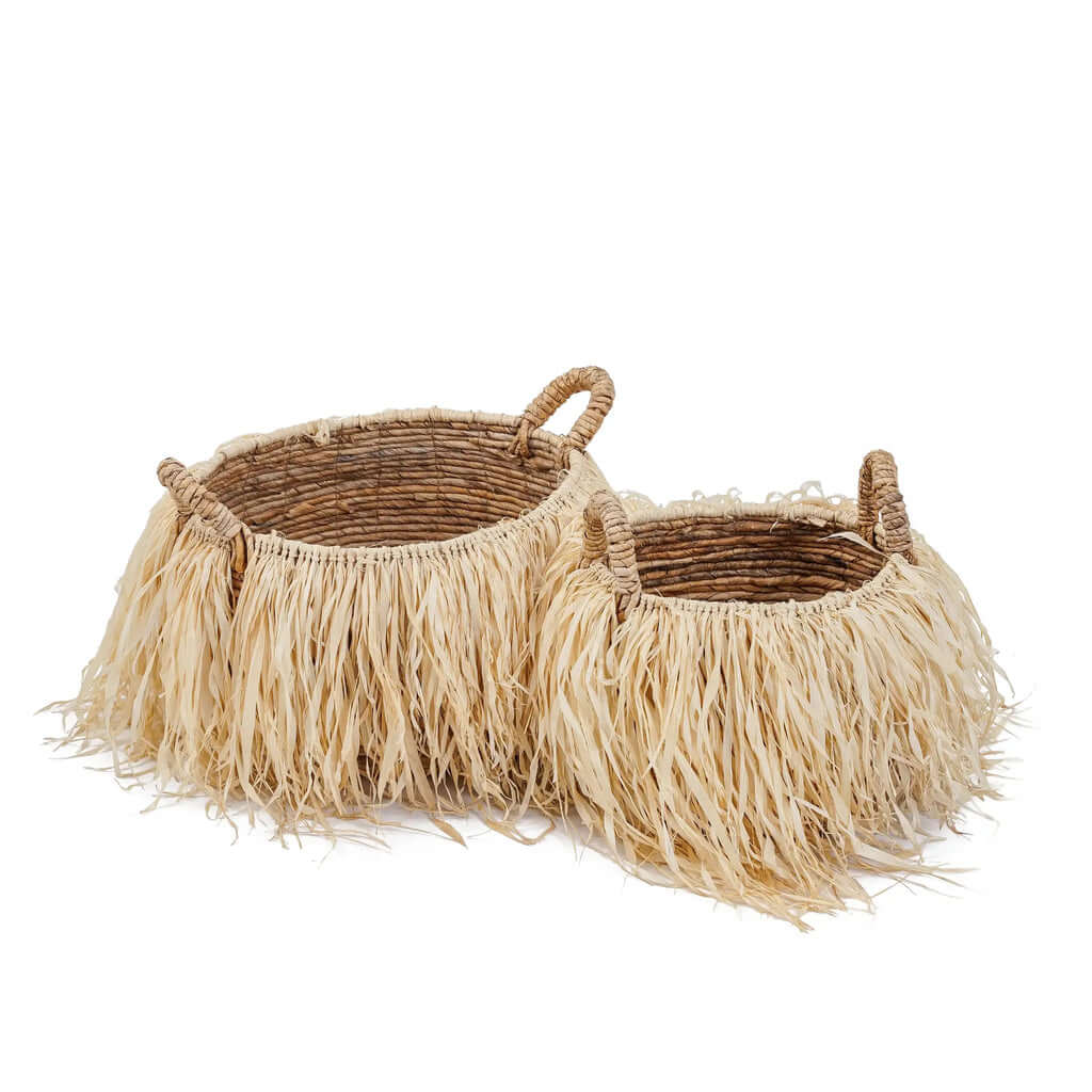 Sisustuskori De Raffia banana M Bazar Bizar