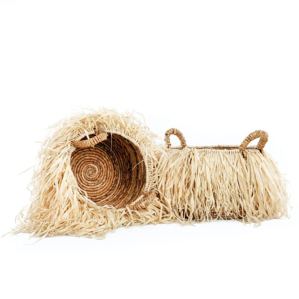 Sisustuskori De Raffia banana M Bazar Bizar