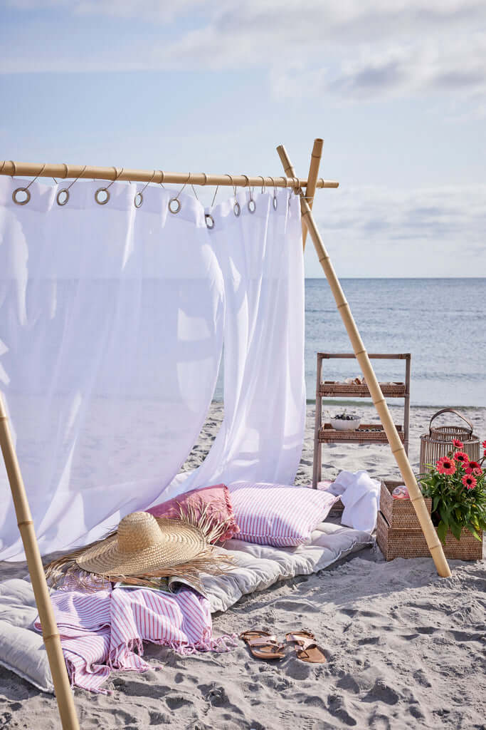 Koristetyyny Oville, tumma koralli 50x50 Lene Bjerre Desing