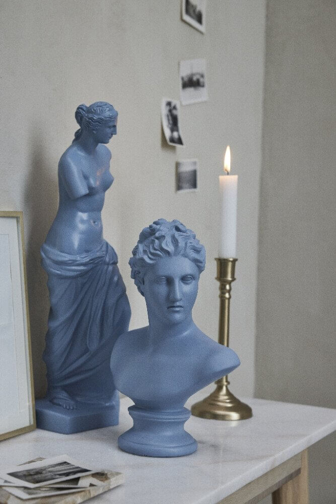 Koristefiguuri Statia, sininen 15X14,8X46,2 Lene Bjerre Desing
